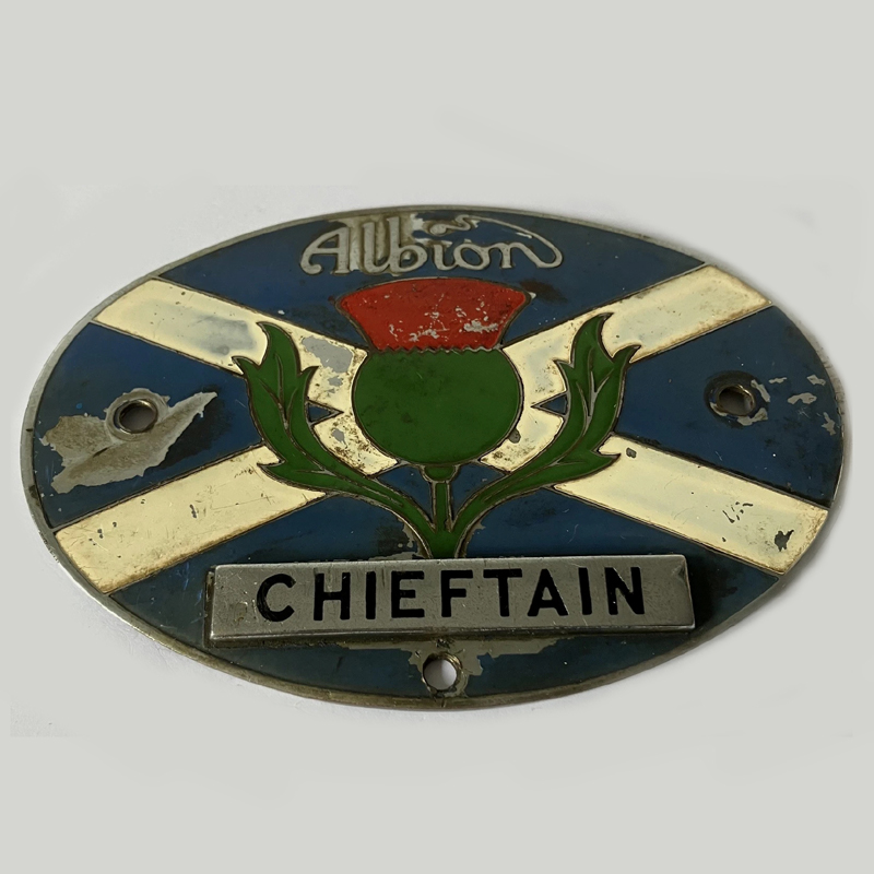 Albion Chieftain car badge